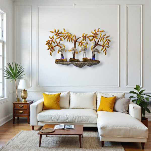 Heron & Tree Wall Art