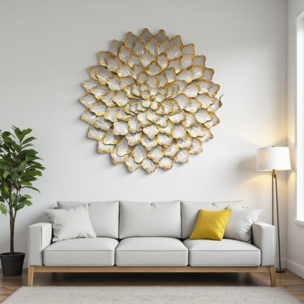 White & Gold Blossom Decor