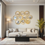 Circle Mirror Collage