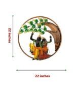 Radha Krishna Swing Wall Art - Image 2