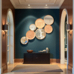 Circle Mirror Disc Collage