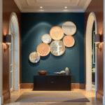 Circle Mirror Disc Collage