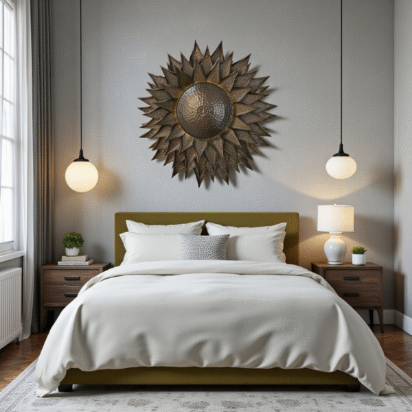 Vintage Brass Sunburst