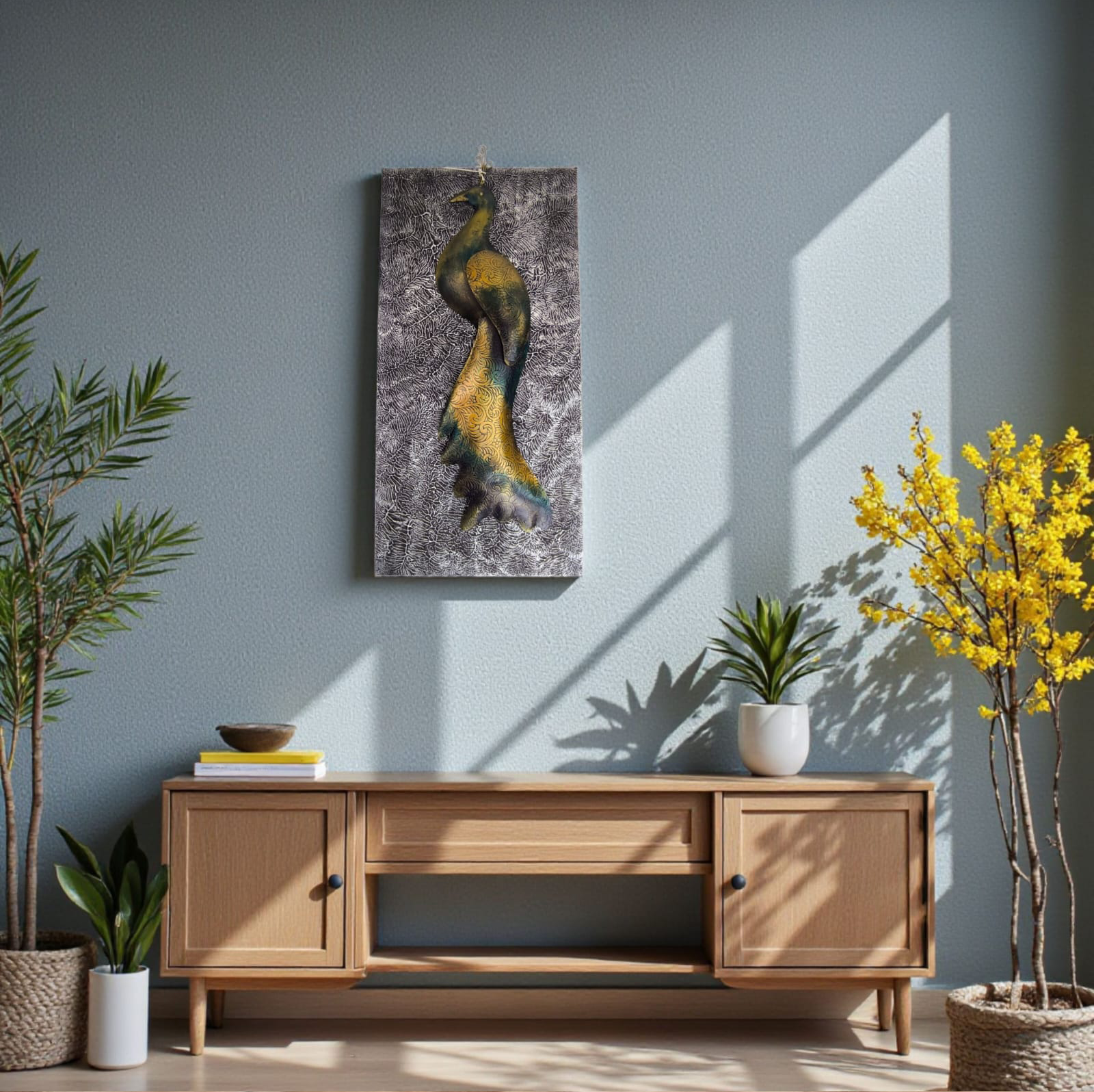 75 main Peacock Wall Panel - Image 1