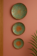 Patina Radiance Plates – Handcrafted Decorative Wall Plates