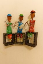 Musical Trio with Bells – Handcrafted Decorative Art Piece