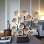 Gilded Blooms – Elegant Golden Floral Home Decor