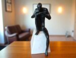 Weight of Thought – Handcrafted Figurine