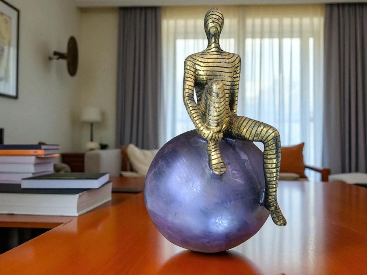 Seated Contemplation – Handcrafted Figurine