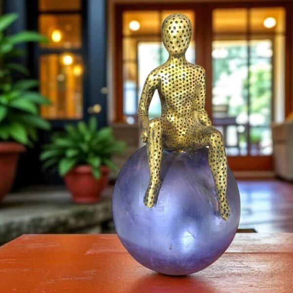 Spherical Serenity – Handcrafted Decorative Sphere