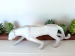 Geometric Panther – Modern Panther Figurine for Home Decor