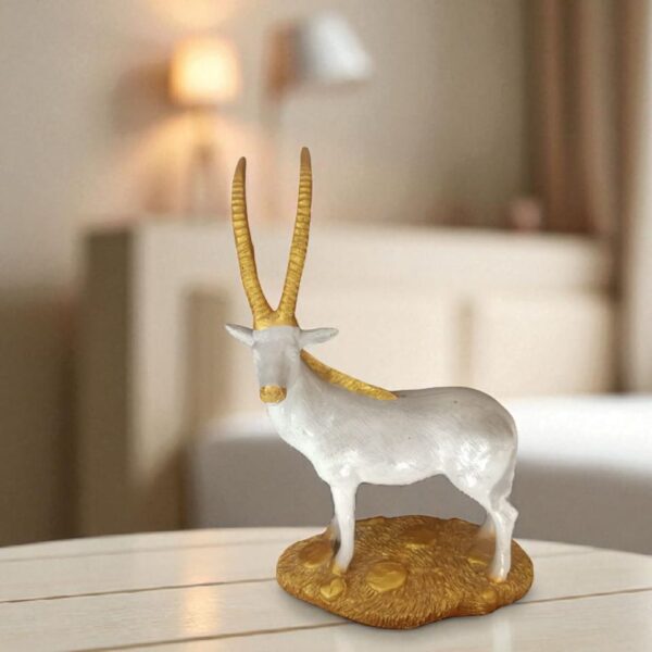 Golden-Horned Grace – Handcrafted Figurine