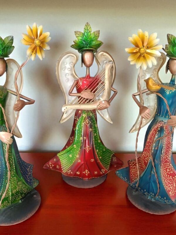 Angelic Serenade – Handcrafted Angel Figurine