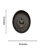 Modern Silver Clock - Image 2