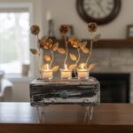 Golden Flower Glow Holder