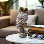 Moonlit Owl – Mystical Wall Art of Wisdom & Elegance