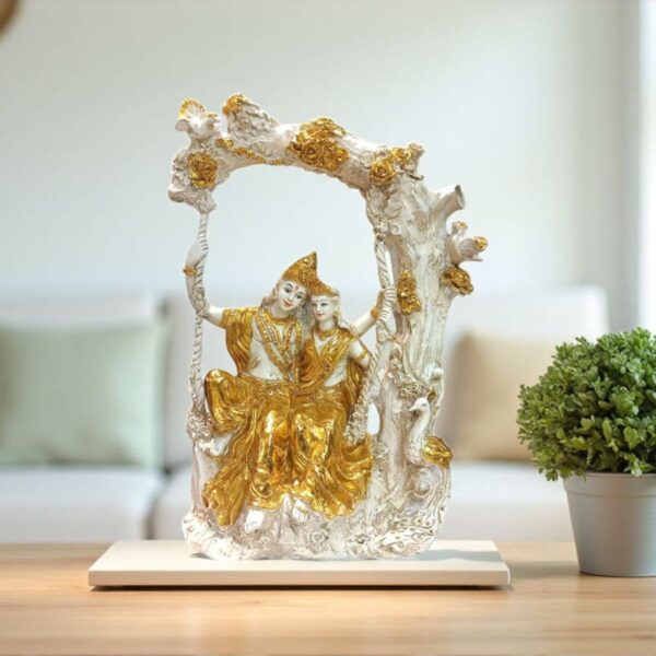 Radha Krishna Bliss – Divine Sculpture for Home Décor