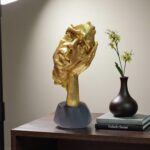 Face of Calm – Serene Wall Art Sculpture for Home & Office