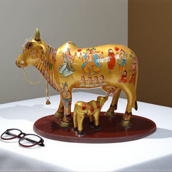 Kamdhenu – Divine Cow Sculpture for Home, Office & Pooja Room