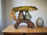 Lovebirds' Perch – Romantic Sculpture for Home & Gifting