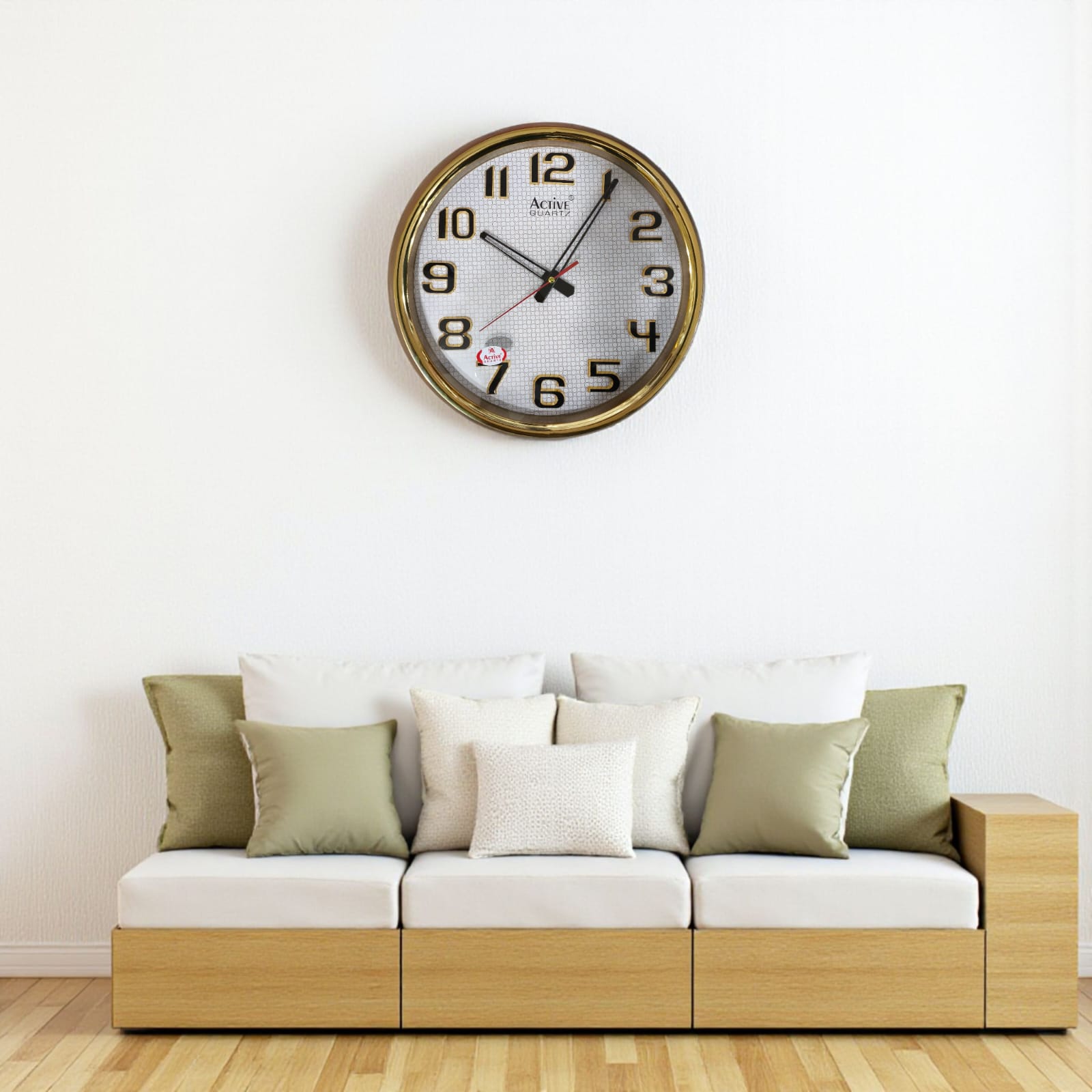 Gold Frame Clock – Elegant Wall Décor & Timeless Style
