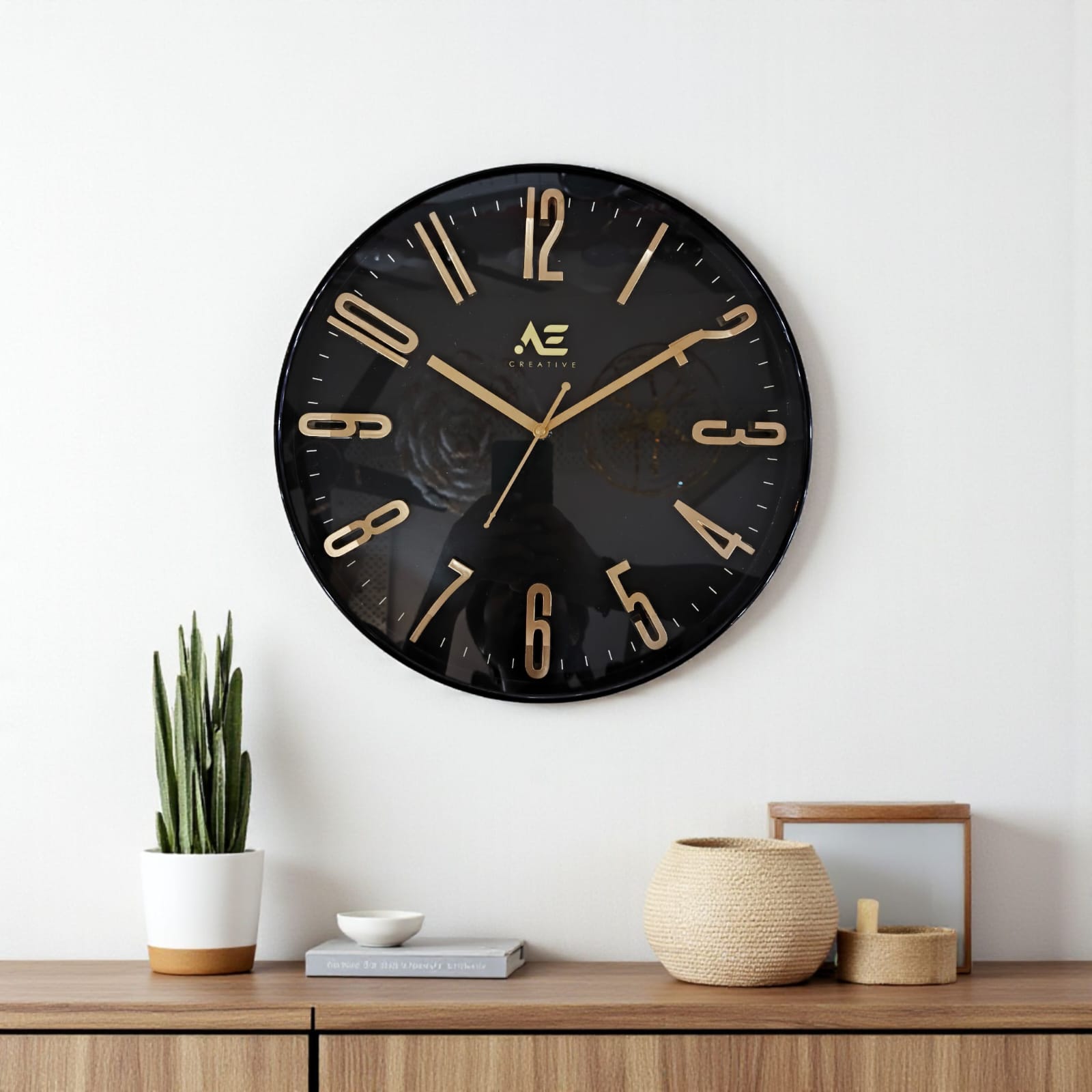 Industrial Clock – Rugged Wall Clock for Modern Interiors
