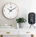 Nordic Pattern Clock – Scandinavian Minimalist Wall Clock