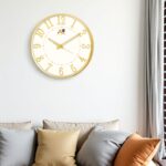 Classic Cream Clock – Elegant Neutral Wall Clock for Home