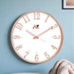 Diver’s White Clock – Bold Modern Wall Clock with White Dial