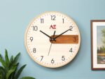 Wood Grain Clock – Rustic Wall Clock with Natural Charm