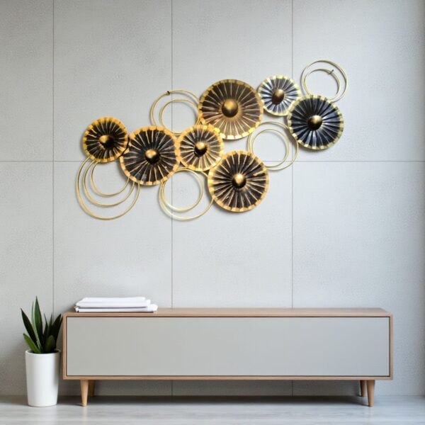 Black and Gold Swirls