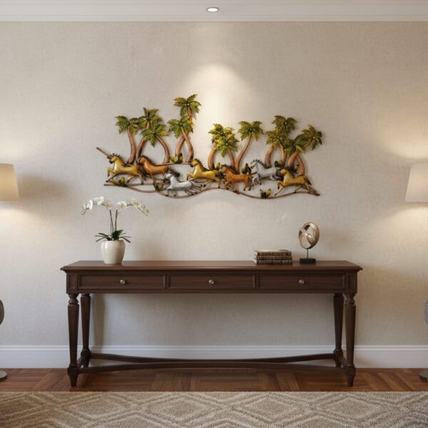 Horses and Trees Statue