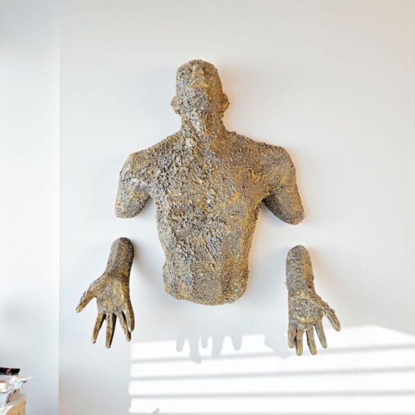 Human Torso Wall Sculpture