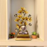 Meditating Buddha Under Bodhi Tree