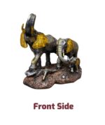 Majestic Elephant Family Showpiece - Image 3