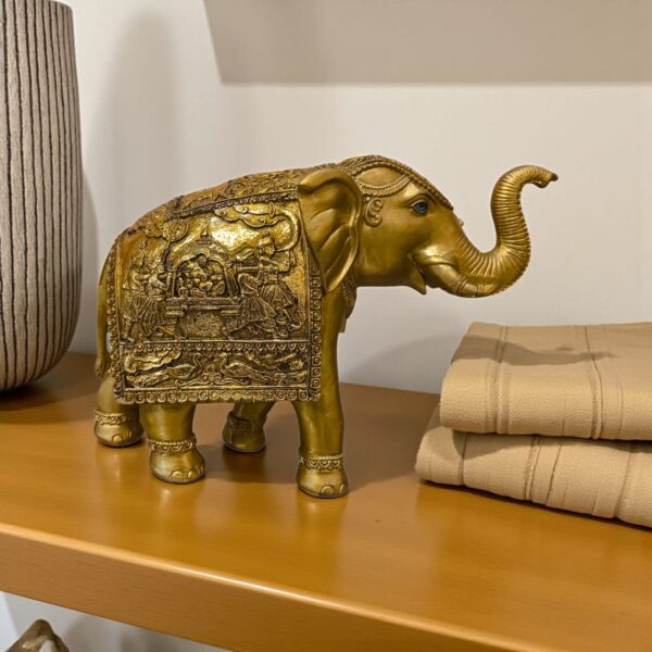 Royal Golden Elephant Showpiece