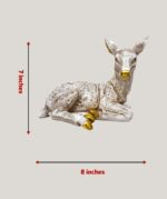 White & Gold Deer Showpiece - Image 4