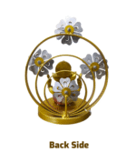 Ganesha with Floral Metal Art - Image 2