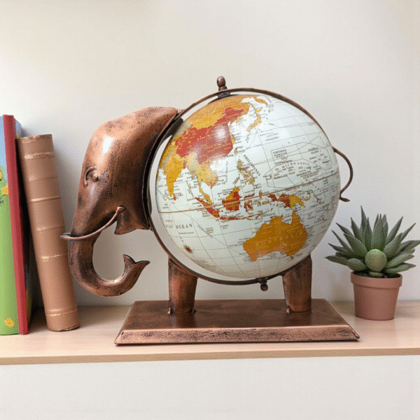 Vintage Elephant Globe