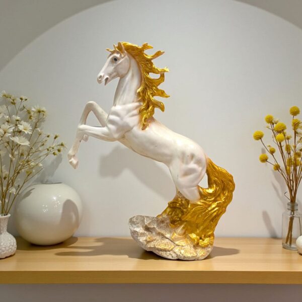 Golden Grace Horse Statue