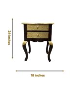 Royal Gold Drawer Table - Image 4