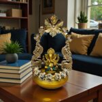 Divine Ganesha Metal Art