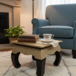 Elegant Brass Accent Table