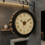 Retro Bracket Mounted Wall Clock