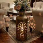 Antique Cutwork Floor Lantern