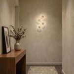 Vintage Smoked Glass Wall Lantern