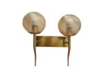 Brushed Brass Symmetrical 2-Light Fixture - Image 2