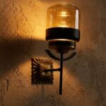 Ornate Square Backplate Wall Light