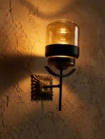 Ornate Square Backplate Wall Light