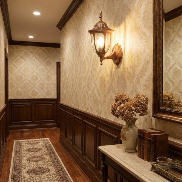 Industrial Glam Cascade Wall Light